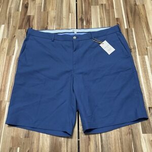 Peter Millar Crown Sport Shorts Mens 40 Blue Chino Performance Golf 9" Ins NWT‎